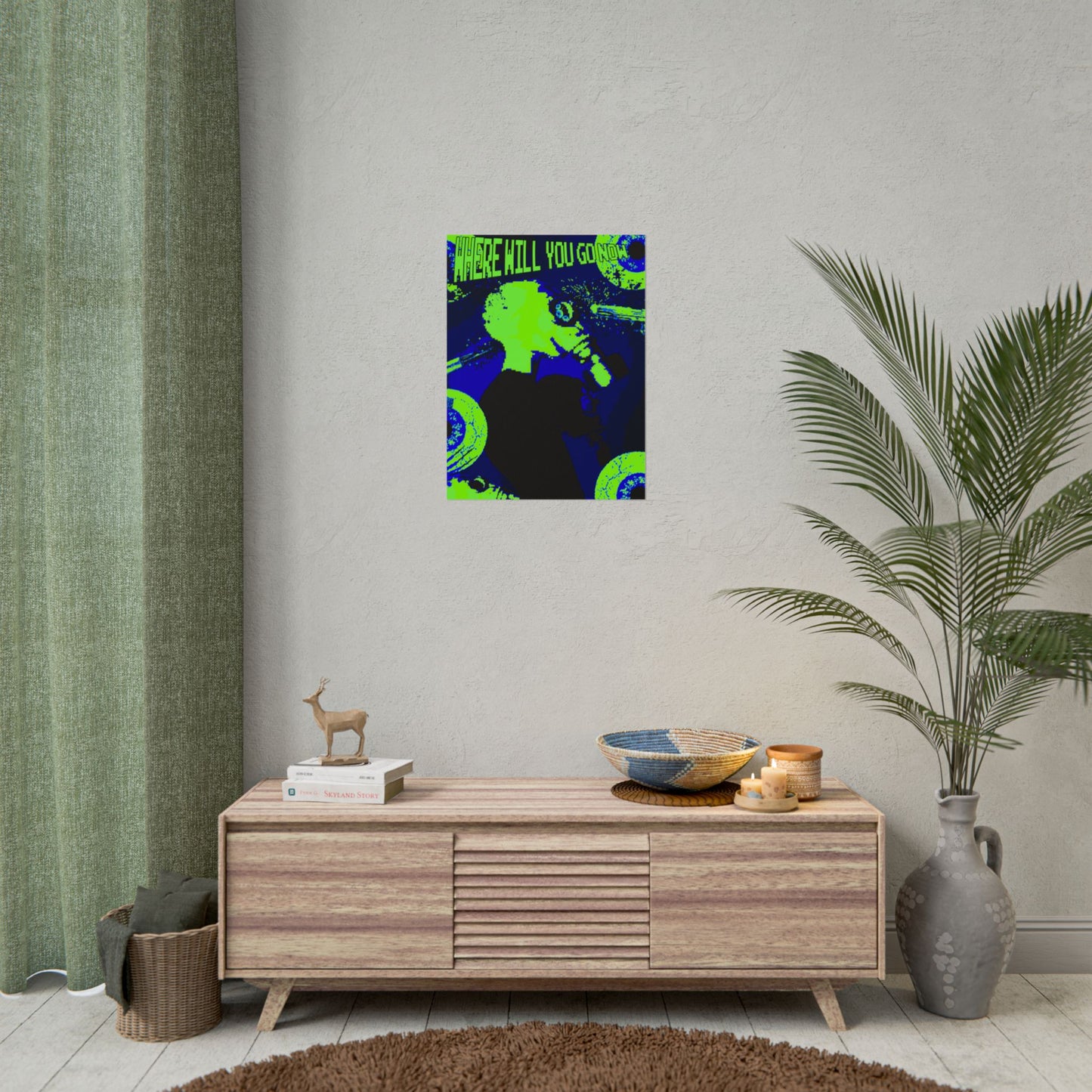 Where Will You Go Now - Futuristic Dystopian Poster