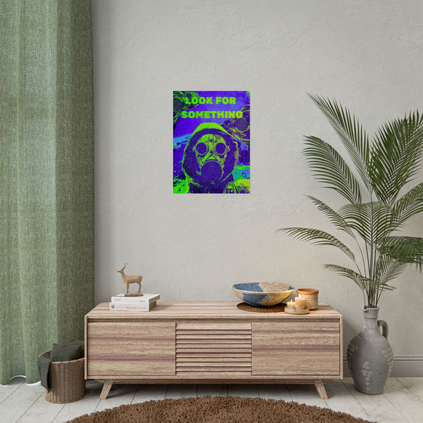 Copy of Breathe Fire - Pixel Art Gas Mask Poster