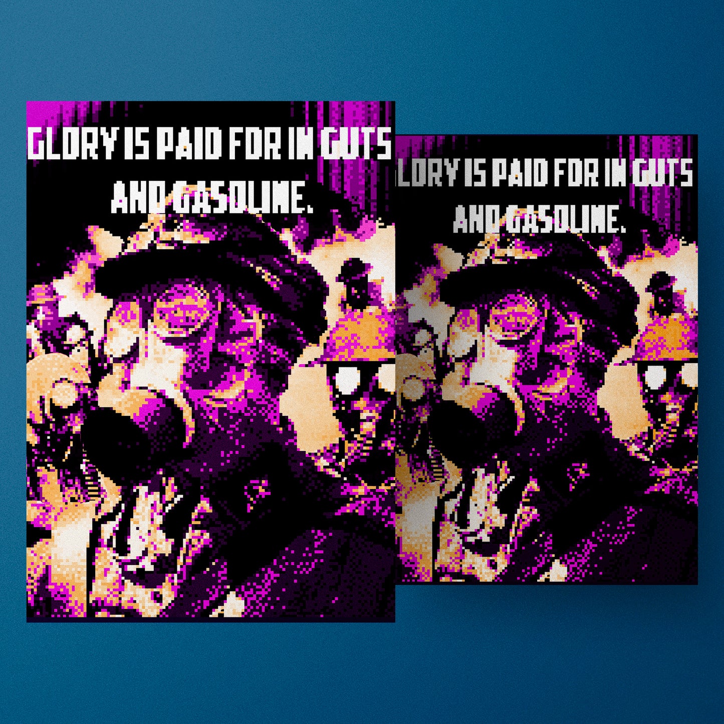 digital art, pixel art, punk rock, musician, guitar, music, rock and roll, music poster, grunge, rebellious, artistic, vibrant colors, purple, black, artistic expression, music scene, album cover, music fan art, retro style, stylized art, bold design, expressive art, pop culture, music lover, creative artwork, digital illustration, modern art, alternative art, edgy style, urban art, music culture, artistic portrait, graphic art, visual art, high contrast, vibrant palette, artistic design, abstract art, musi